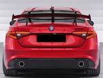 AILERON DE COFFRE A COL DE CYGNE ALFA ROMEO GIULIA (Y COMPRIS QUADRIFOGLIO) "CS STYLE" (2017+)