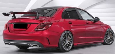AILERON DE COFFRE A COL DE CYGNE MERCEDES CLASSE C W205 BERLINE "CS STYLE" (2014/2023)