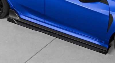 JEU DE BAS DE CAISSE (RAJOUTS EN ABS) HONDA CIVIC X FK8 TYPE R "CUP" CS STYLE (2017/2021)