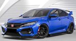 JEU DE BAS DE CAISSE (RAJOUTS EN ABS) HONDA CIVIC X FK8 TYPE R "CUP" CS STYLE (2017/2021)