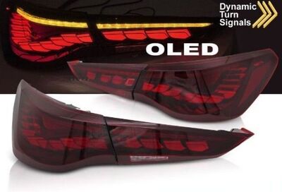 FEUX A LEDS BMW SERIE 4 G22/G23 PHASE 1 FULL LEDS OLED  AVEC FONCTION DTS -DYNAMIC TURN SIGNAL - (2020+)