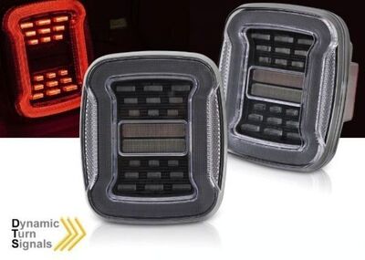 FEUX A LEDS JEEP WRANGLER YJ 91-96 / TJ 96-06 "FULL LEDS DTS" DYNAMIC TURN SIGNAL (1991/2006)