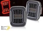FEUX A LEDS JEEP WRANGLER YJ 91-96 / TJ 96-06 "FULL LEDS DTS" DYNAMIC TURN SIGNAL (1991/2006)