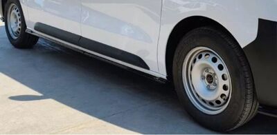 BAS DE CAISSE (RAJOUTS EN ABS) CITROEN JUMPY MK3 OU SPACETOURER MK3 MTD DESIGN (2016/2023) FIAT SCUDO MK3 (2022+) OPEL VIVARO C (2019/2023) OPEL ZAFIRA LIFE (2019/2023) PEUGEOT EXPERT (2016/2023) PEUGEOT TRAVELLER (2016/2023)TOYOTA PROACE L2/L3 MK3 (2016/