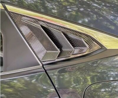 PRISES D'AIR DE VITRES ARRIERES TYPE "LOUVERS"EN CARBONE  HONDA CIVIC X BERLINE SEDAN (2017/2022)