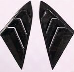 PRISES D'AIR DE VITRES ARRIERES TYPE "LOUVERS"EN CARBONE  HONDA CIVIC X BERLINE SEDAN (2017/2022)
