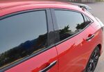 MONTANTS DE PORTES CARBONE HONDA CIVIC X HATCHBACK (2017/2021)