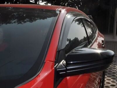DEFLECTEURS DE PORTES CARBONE HONDA CIVIC X HATCHBACK FK7/FK8 MG STYLE (2017/2021)