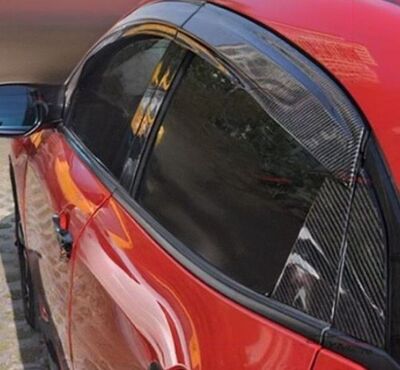 DEFLECTEURS DE PORTES CARBONE HONDA CIVIC X HATCHBACK FK7/FK8 MG STYLE (2017/2021)