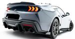 SPLITTERS DE PARE CHOC ARRIERE (DOUBLES FLAPS EN ABS) FORD MUSTANG MK7 DARK HORSE PHASE 1 "CNC CUPWINGS" (2023+)