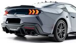 SPLITTERS DE PARE CHOC ARRIERE (DOUBLES FLAPS EN ABS) FORD MUSTANG MK7 DARK HORSE PHASE 1 "CNC CUPWINGS" (2023+)