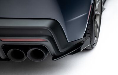 SPLITTERS DE PARE CHOC ARRIERE (DOUBLES FLAPS EN ABS) FORD MUSTANG MK7 DARK HORSE PHASE 1 "CNC CUPWINGS" (2023+)