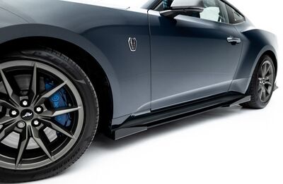 JEU DE BAS DE CAISSE (RAJOUTS EN ABS) FORD MUSTANG MK7 GT OU DARK HORSE PHASE 1 "CNC CUPRACING" (2023+)