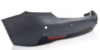 PARE CHOC ARRIÈRE COMPLET BMW SERIE 4 F32/F33/F36 LOOK M DUAL -DOUBLE SORTIE RONDE A GAUCHE- (2013/2019)