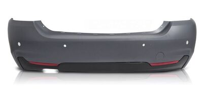 PARE CHOC ARRIÈRE COMPLET BMW SERIE 4 F32/F33/F36 LOOK M DUAL -DOUBLE SORTIE RONDE A GAUCHE- (2013/2019)