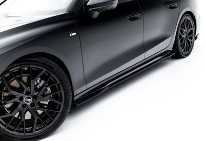 JEU DE BAS DE CAISSE (RAJOUTS EN ABS) AUDI A6 C9 SLINE BERLINE OU AVANT VERSION 1 (2024+)