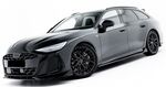 JEU DE BAS DE CAISSE (RAJOUTS EN ABS) AUDI A6 C9 SLINE BERLINE OU AVANT VERSION 2 (2024+)