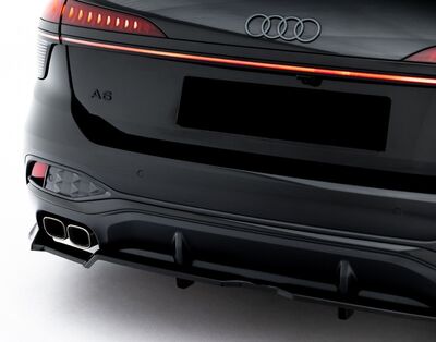 LAME DE PARE CHOC ARRIERE AUDI A6 C9 S LINE BERLINE OU AVANT PHASE 1 "DTM LOOK" V2 CUPWINGS (2024+)