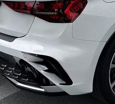 SPLITTERS LATERAUX "KNIFE" DE PARE CHOC ARRIERE AUDI A3 8Y STANDARD,S LINE/S3 OU RS3 PHASE 2 (2024+)