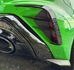 SPLITTERS LATERAUX "KNIFE" DE PARE CHOC ARRIERE AUDI A3 8Y STANDARD,S LINE/S3 OU RS3 PHASE 2 (2024+)
