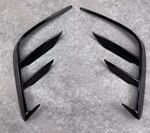 SPLITTERS LATERAUX "KNIFE" DE PARE CHOC ARRIERE AUDI A3 8Y STANDARD,S LINE/S3 OU RS3 PHASE 2 (2024+)