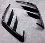 SPLITTERS LATERAUX "KNIFE" DE PARE CHOC ARRIERE AUDI A3 8Y STANDARD,S LINE/S3 OU RS3 PHASE 2 (2024+)