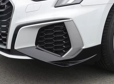 SPLITTERS SABOTS DE PARE CHOC AVANT AUDI A3 8Y S LINE LIMOUSINE SEDAN PHASE 1 (2020/2024)