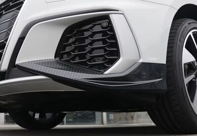 SPLITTERS SABOTS DE PARE CHOC AVANT AUDI A3 8Y S LINE LIMOUSINE SEDAN PHASE 1 (2020/2024)