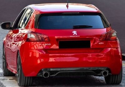 DIFFUSEUR ARRIERE PEUGEOT 308 II PHASE 1 5 PORTES LOOK GTI (2013/06-2017)