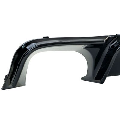 DIFFUSEUR ARRIERE LOOK MP BMW SERIE 5 E39 PACK M PIANO BLACK (1997/2003)