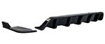 DIFFUSEUR ARRIERE ET SPLITTERS LATERAUX "LOOK MP PIANO BLACK FINISH" POUR BMW X4 F26 PACK M (2014/2018)