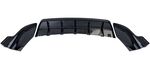 DIFFUSEUR ARRIERE ET SPLITTERS LATERAUX "LOOK MP PIANO BLACK FINISH" POUR BMW X4 F26 PACK M (2014/2018)