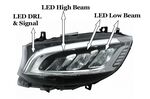 PHARES A LEDS  MERCEDES SPRINTER W907 STANDARD PHASE 1 (2019/2023)