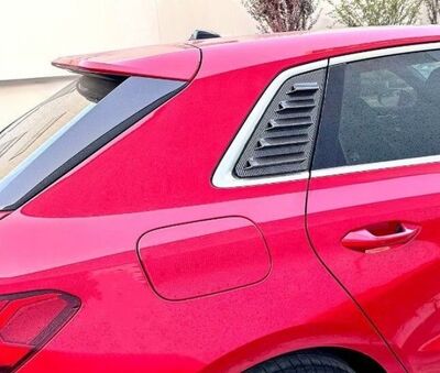 PRISES D'AIR DE VITRES ARRIERES TYPE "LOUVERS"  AUDI A3 8Y SPORTBACK V2 (2020+)
