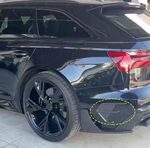 SPLITTERS LATERAUX DE PARE CHOC ARRIERE EN CARBONE AUDI RS6 C8 (2019/2023) AUDI RS7 C8 (2019/2023)