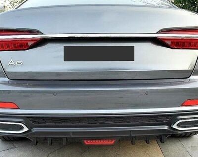 SPLITTER CENTRAL DE PARE CHOC ARRIERE AUDI A6 C8 S LINE OU S6 4K/C8 (2019/2023)