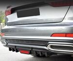SPLITTER CENTRAL DE PARE CHOC ARRIERE AUDI A6 C8 S LINE OU S6 4K/C8 (2019/2023)