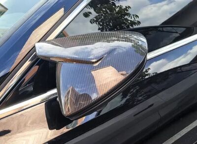 COQUES DE RETROS CARBONE "HORN SHAPE" AUDI A6 4K C8 (2019+) AUDI A7 4K8 (2019+) AUDI A8 D5 (2018+) AUDI E-TRON GT (2021+)