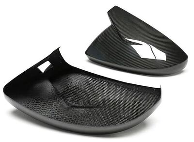 COQUES DE RETROS CARBONE "HORN SHAPE" AUDI A6 4K C8 (2019+) AUDI A7 4K8 (2019+) AUDI A8 D5 (2018+) AUDI E-TRON GT (2021+)