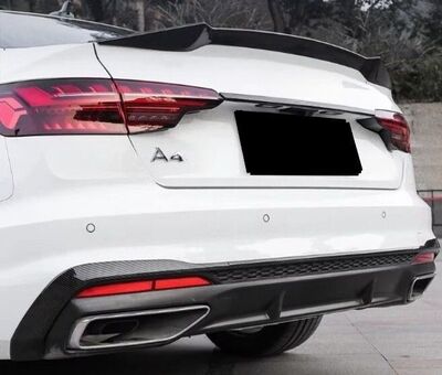 ENJOLIVEURS DE CONTOURS DE DIFFUSEUR ARRIERE AUDI A4 B9 S LINE OU S4 PHASE 2 (05-2019/2024)