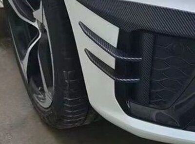 SPLITTERS LATERAUX "KNIFE" DE PARE CHOC AVANT AUDI A4 B9 S LINE OU S4 PHASE 2 (05-2019/2024)