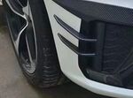 SPLITTERS LATERAUX "KNIFE" DE PARE CHOC AVANT AUDI A4 B9 S LINE OU S4 PHASE 2 (05-2019/2024)