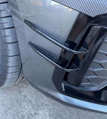 SPLITTERS LATERAUX "KNIFE" DE PARE CHOC AVANT AUDI A4 B9 S LINE OU S4 PHASE 2 (05-2019/2024)