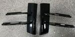 SPLITTERS LATERAUX "KNIFE" DE PARE CHOC AVANT AUDI A4 B9 S LINE OU S4 PHASE 2 (05-2019/2024)