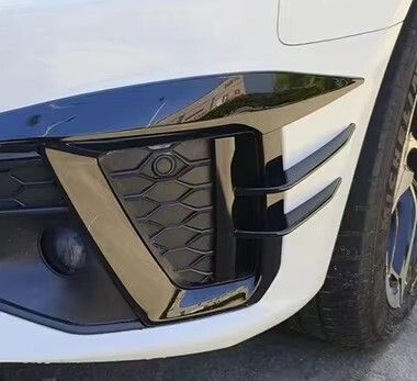 SPLITTERS LATERAUX "KNIFE" DE PARE CHOC AVANT AUDI A4 B9 S LINE OU S4 PHASE 2 (05-2019/2024)