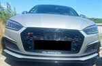 SPLITTERS "WINGLETS" DE PARE CHOC AVANT EN CARBONE AUDI A5 S line OU S5 COUPE B9 F5 PHASE 1 (2016/11-2019)