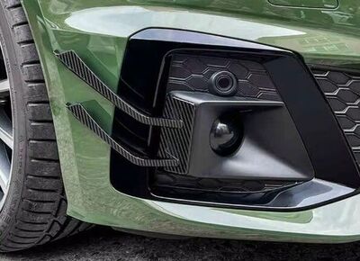 SPLITTERS "CANARDS" DE PARE CHOC AVANT AUDI S5 B9 PHASE 2 (2019/2023)