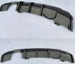 DIFFUSEUR DE PARE CHOC ARRIERE EN CARBONETYPE DTM POUR AUDI A1 8X 1.4 TFSI OU 2.0L TDI ( Sauf Sline).DUAL.(2010/01-2015)