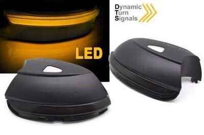 COQUES DE RETROS AVEC CLIGNOTANTS A LEDS  DTS "DYNAMIC TURN SIGNAL" VW EOS (2011/2016),PASSAT CC (2012/2017),PASSAT B7 (2011/2015) ,VW JETTA VI (2010/2018),VW EOS (2011/2016),VW COCCINELLE (2011/2014) OU VW SCIROCCO (2008/2014)