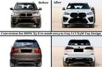 KIT CARROSSERIE COMPLET DE CONVERSION BMW X5 E70 EN LOOK X5M F95 (2007/2013)